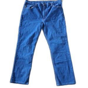 Diamond Gusset Premium Men's Bkue Jeans 42x30 Blue Stretch Cotton Spandex Adult